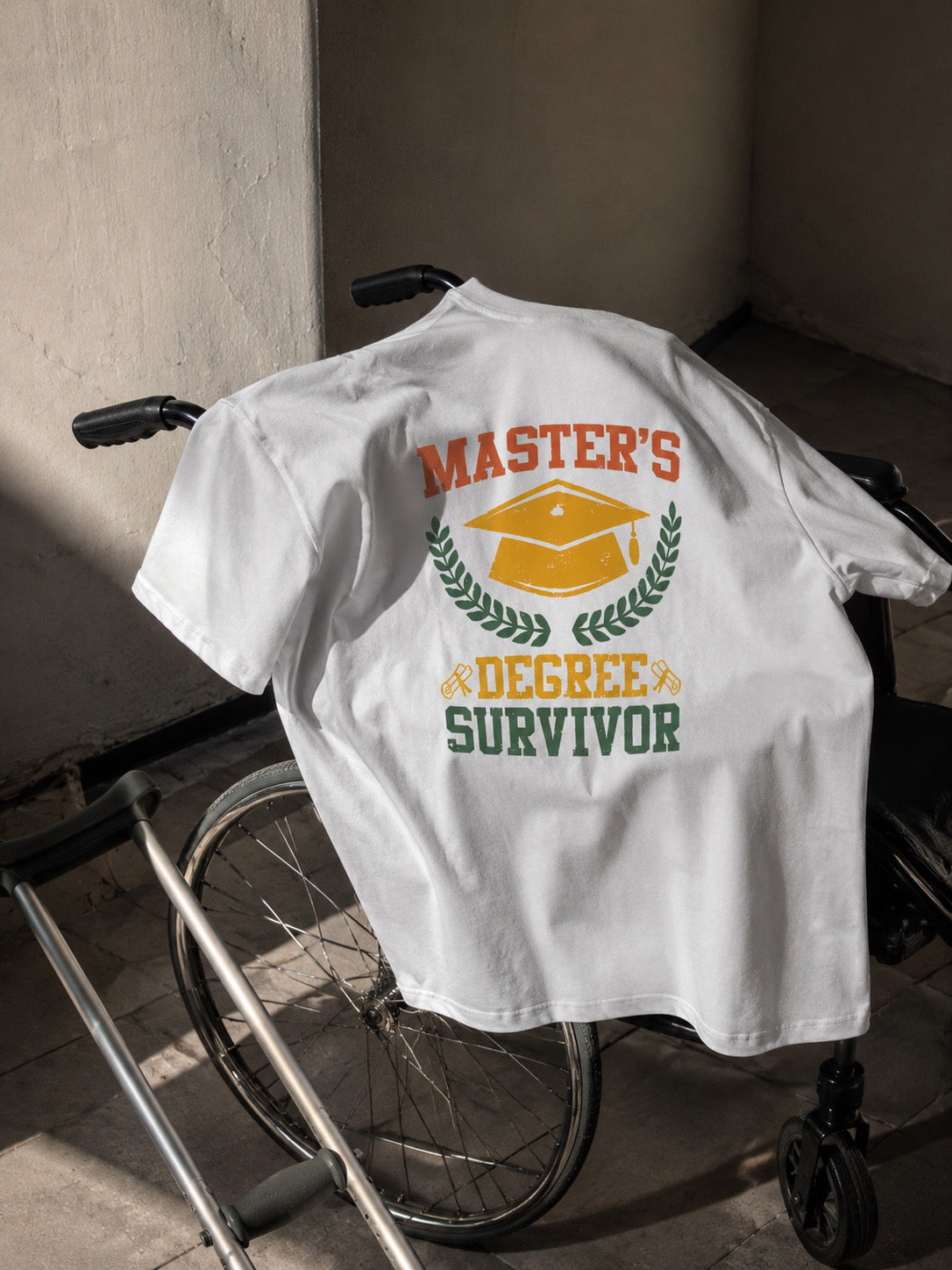 Master Yourself Boxy Fit Tee – Degree Survivor Edition