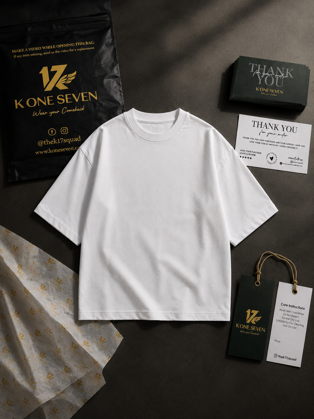 Plain Boxy fit tee