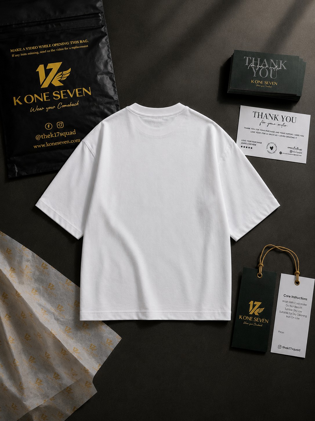 Plain Boxy fit tee